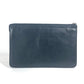 FENDI Clutch bag 7VA350 leather black Monster Bugs mens Used Authentic