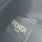 FENDI Clutch bag 7N0078 leather black Pouch Zucca logo mens Used Authentic
