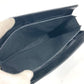 FENDI Clutch bag 7VA350 leather black Zucca logo