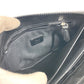 FENDI Clutch bag 7VA350 leather black Zucca logo