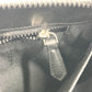 FENDI Clutch bag 7VA350 leather black Zucca logo