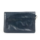 FENDI Clutch bag leather black logo LOVE unisex(Unisex) Used Authentic