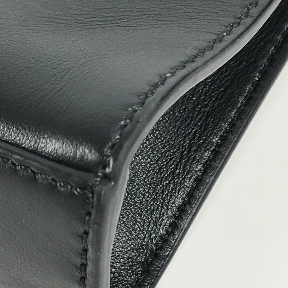 FENDI Clutch bag leather black Versace VERSACE collaboration FENDACE logo FENDACE Women(Unisex) Used Authentic