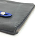 FENDI Clutch bag leather black Selleria logo