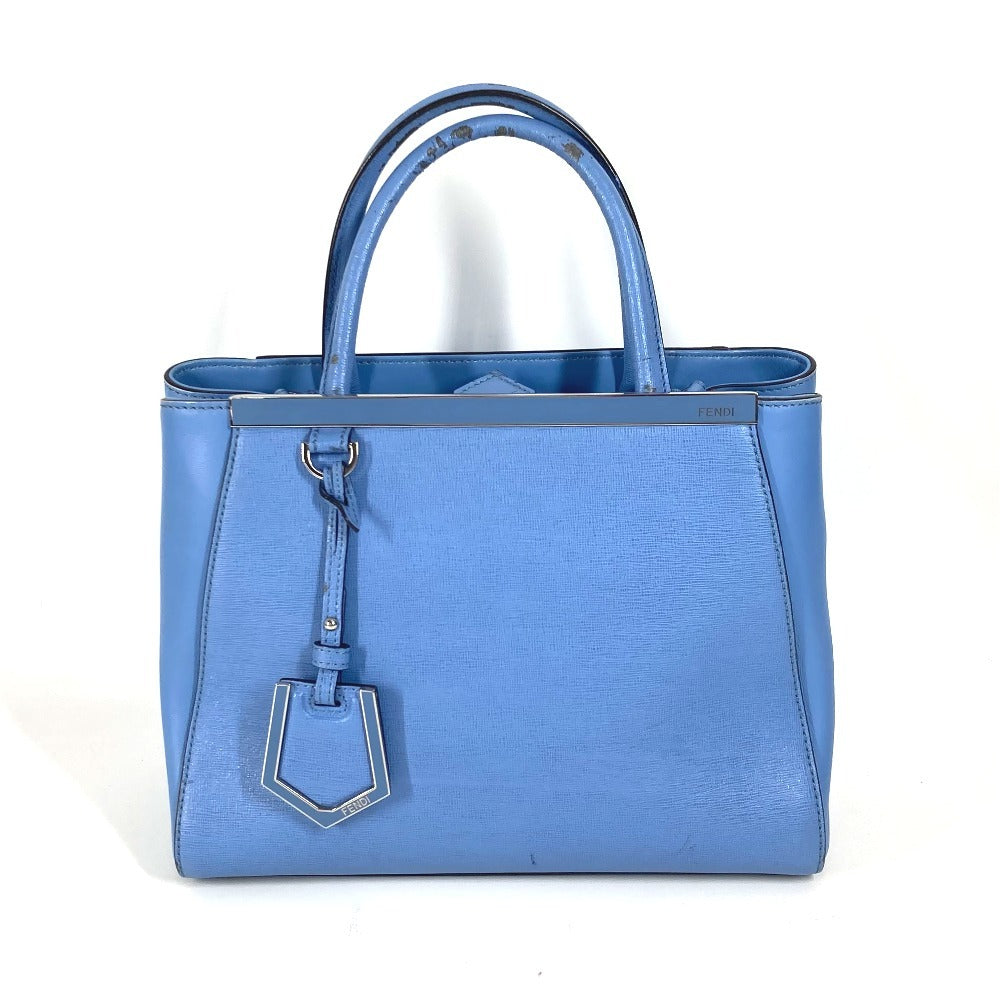 FENDI Handbag 8BH253 leather blue Petite to Jules