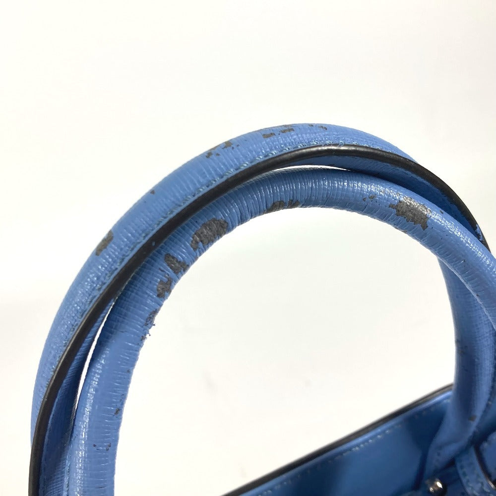 FENDI Handbag 8BH253 leather blue Petite to Jules