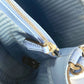 FENDI Handbag 8BH253 leather blue Petite to Jules