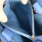 FENDI Handbag 8BH253 leather blue Petite to Jules