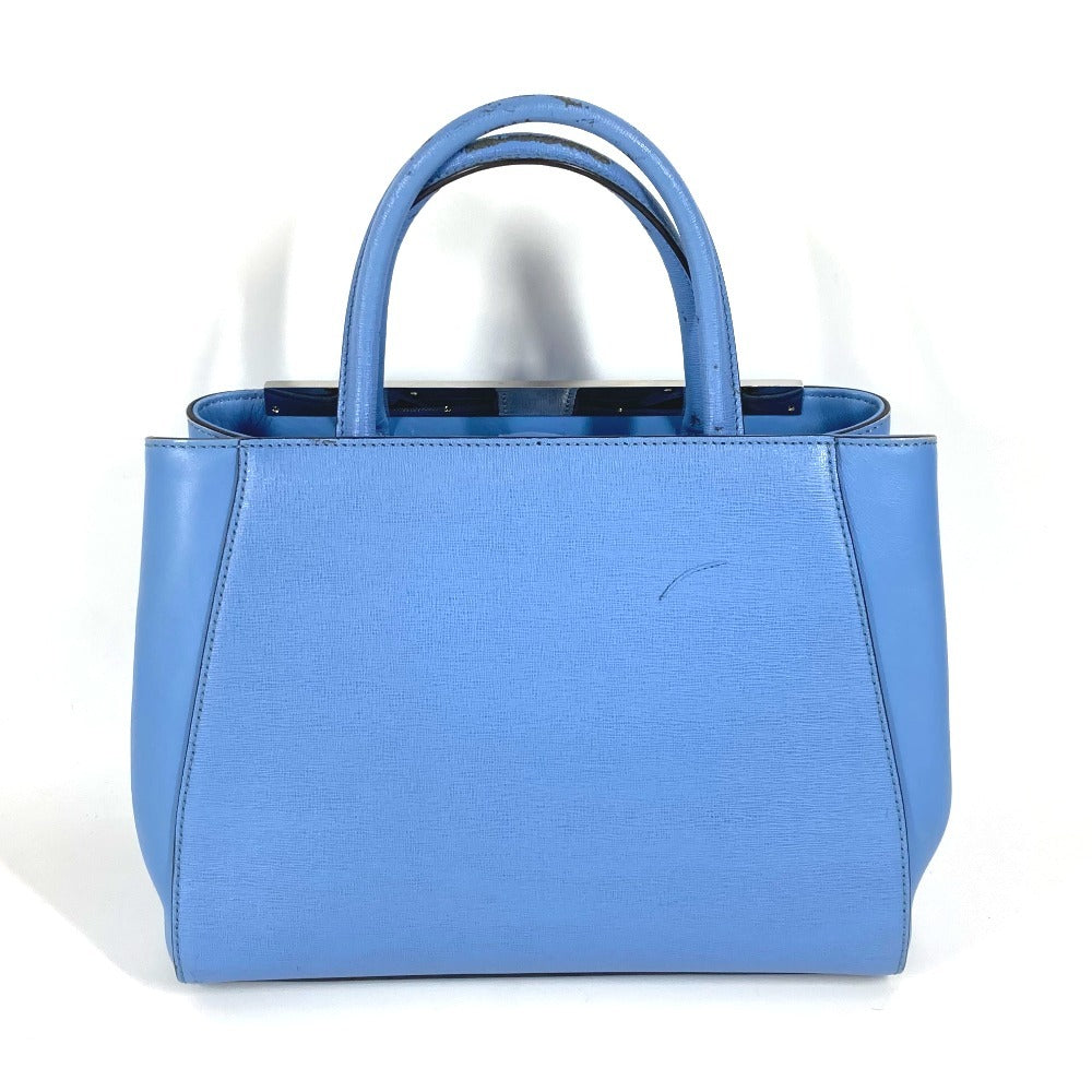 FENDI Handbag 8BH253 leather blue Petite to Jules