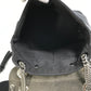 FENDI Backpack 8BZ042 leather black Bag to school Women Used Authentic
