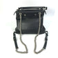 FENDI Backpack 8BZ042 leather black Bag to school Women Used Authentic