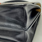 FENDI Handbag 8BT283 leather Brown x black FF Zucca Canai Women Used Authentic