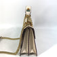 FENDI Shoulder Bag 8BT283 leather beige Multi studs Canai Women Used Authentic