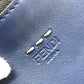 FENDI Business bag 7VA400 leather Navy 2 type handle Briefcase mens Used Authentic
