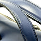 FENDI Business bag 7VA400 leather Navy 2 type handle Briefcase mens Used Authentic