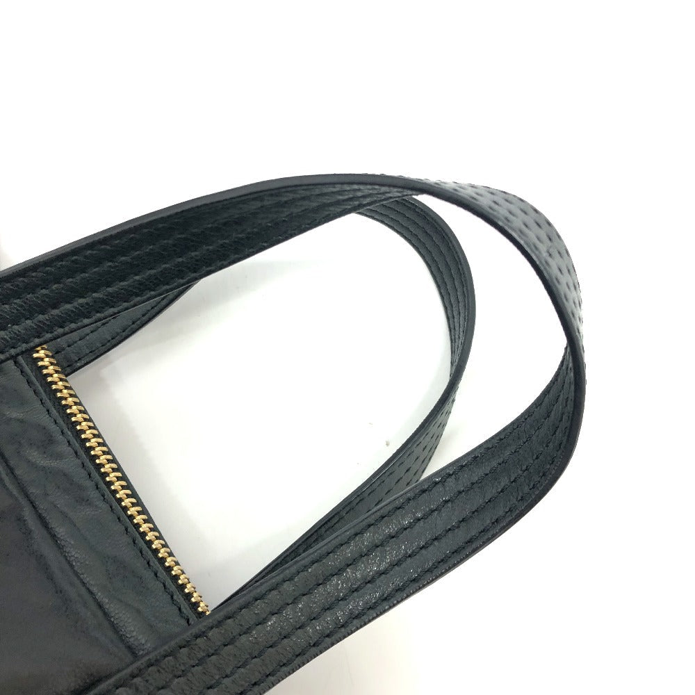 FENDI Business bag 8BT177 leather black Zip It mens Used Authentic