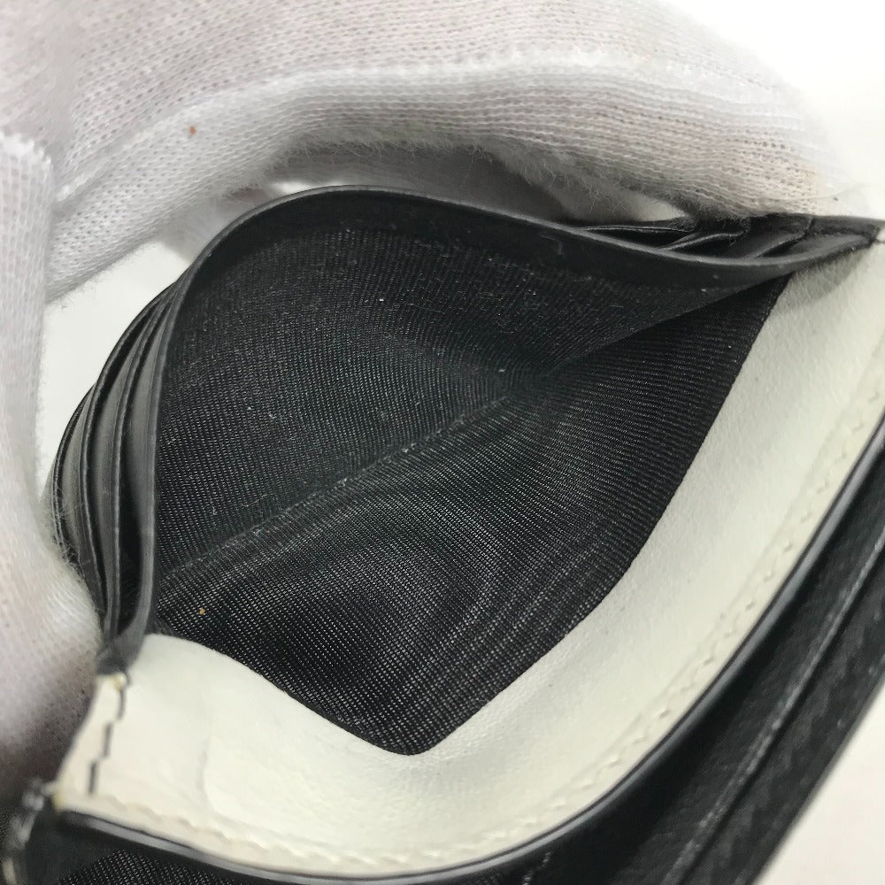 FENDI Folded wallet 7M0169 leather white Compact wallet Joshua Vides Collaboration mens Used Authentic