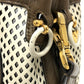 FENDI Shoulder Bag 8BS010 leather Brown FF Logo Mini Mon Tresor Women Used Authentic