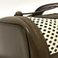 FENDI Shoulder Bag 8BS010 leather Brown FF Logo Mini Mon Tresor Women Used Authentic