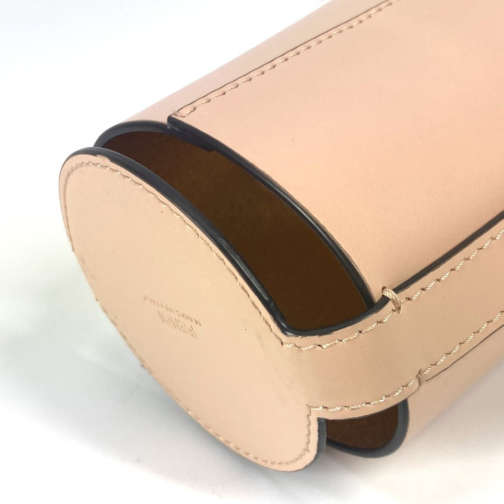 FENDI Shoulder Bag 7AR972 leather beige logo bottle holder