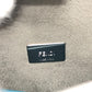 FENDI Shoulder Bag 8M0355 leather blue Ruffle Micro Peekaboo Women Used Authentic