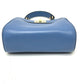 FENDI Shoulder Bag 7AS294 leather blue nano peekaboo