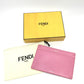 FENDI Pouch 7AR907 leather pink Peek-a-boo bag-in Women Used Authentic