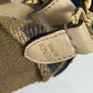 FENDI Shoulder Bag 8BT303 Leather / suede beige Zucca handbag FLIP flip large FF logo strap Women Used Authentic