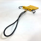 FENDI Pouch 7AR898 leather yellow Phone holder Phone pouch logo unisex(Unisex) Used Authentic