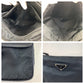 PRADA Shoulder Bag Nylon Black SilverMetal Crossbody Shoulder Bag Messenger Bag Triangle With logo Test mens Used Authentic