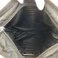 PRADA Shoulder Bag Nylon Black SilverMetal Crossbody Shoulder Bag Messenger Bag Triangle With logo Test mens Used Authentic