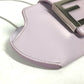FENDI Pouch 7AS069 leather Light purple Eyewear Glasses Sunglasses Case FF logo glasses case Women Used Authentic