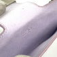 FENDI Pouch 7AS069 leather Light purple Eyewear Glasses Sunglasses Case FF logo glasses case Women Used Authentic