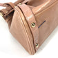 FENDI Tote Bag leather pink Turn lock Women Used Authentic