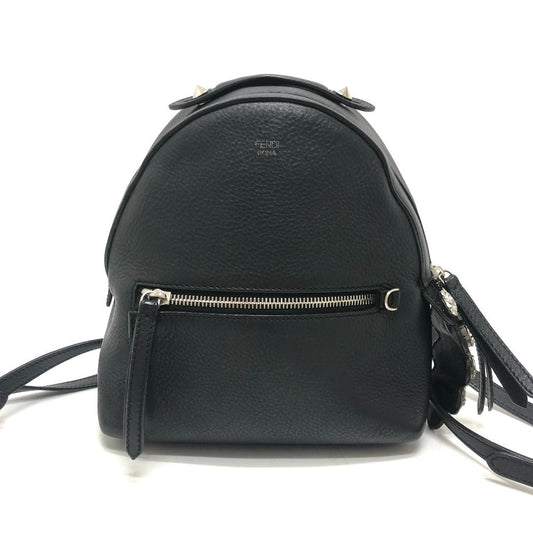 FENDI Backpack 8BZ036 leather black By the Way Bijou