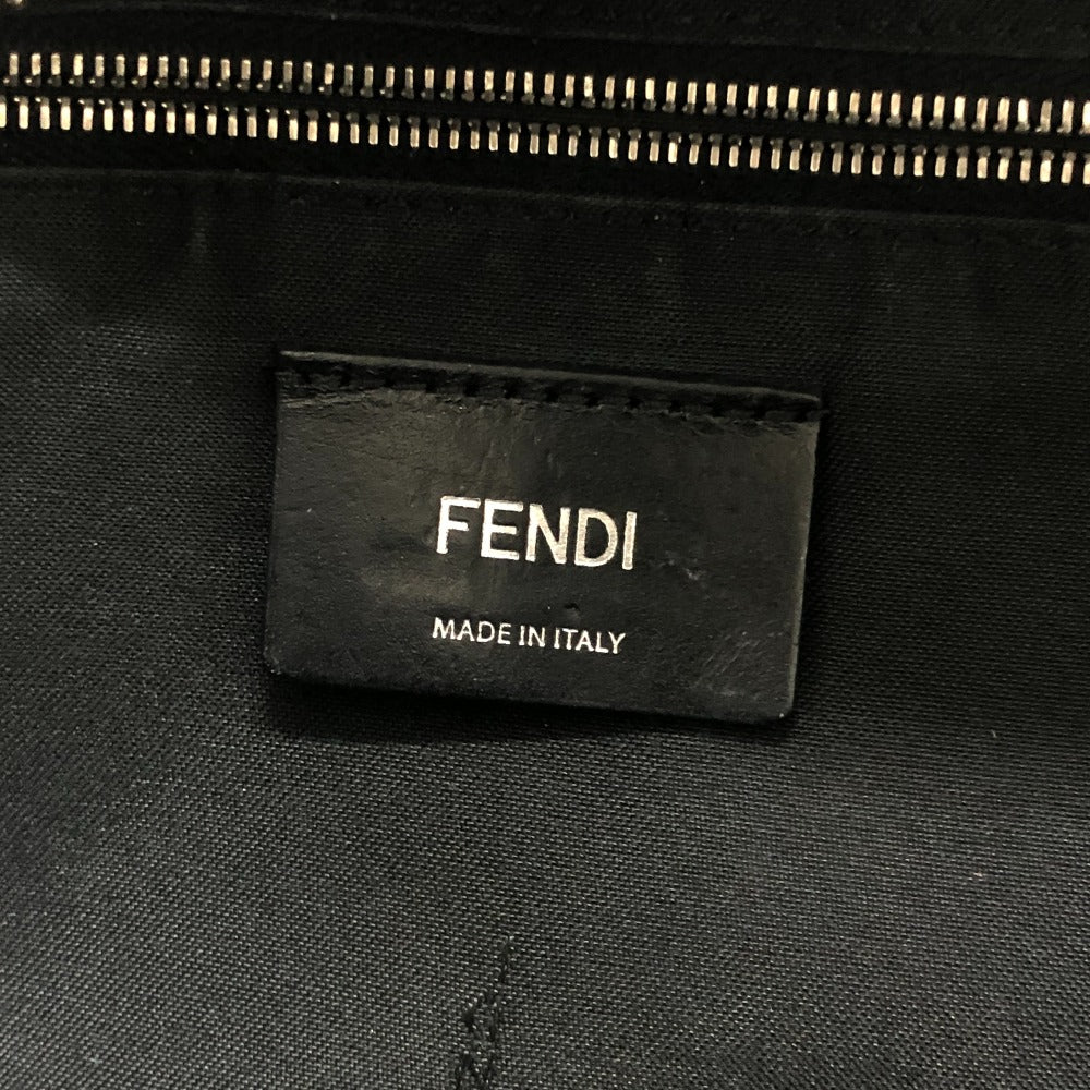 FENDI Backpack 8BZ036 leather black By the Way Bijou