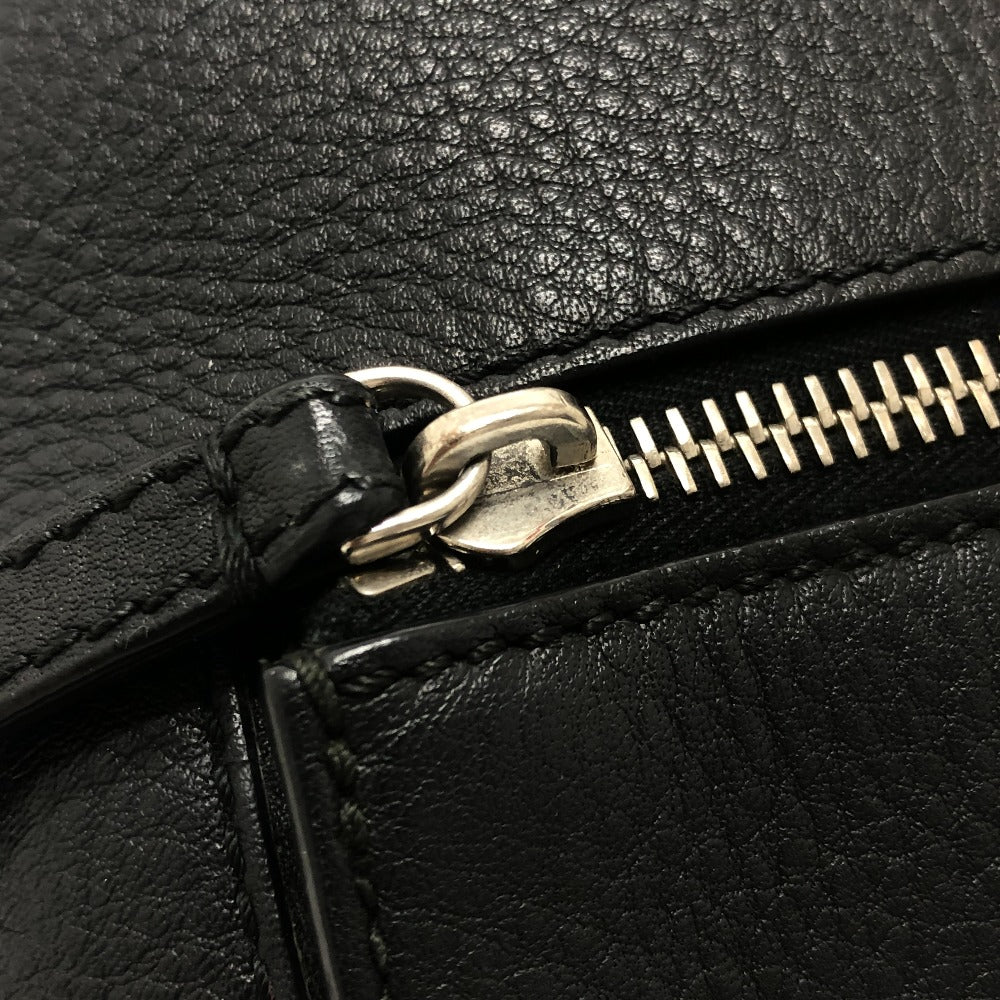 FENDI Backpack 8BZ036 leather black By the Way Bijou