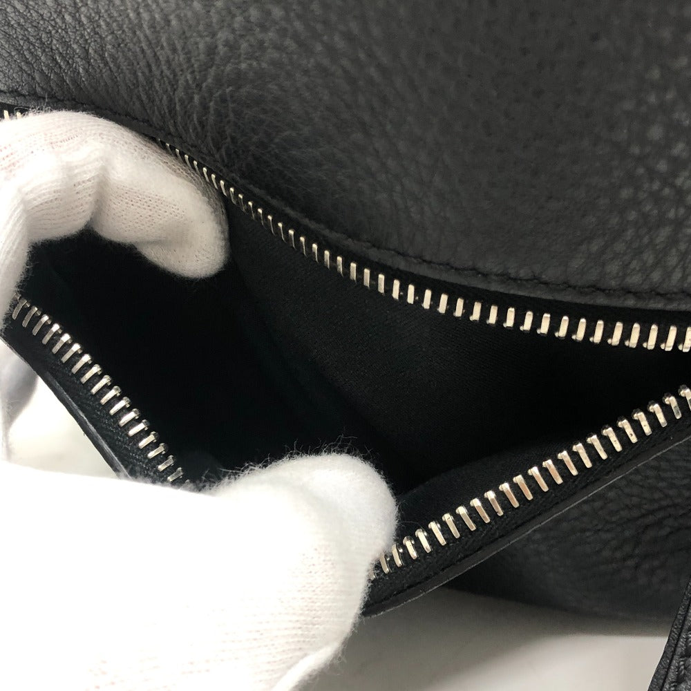 FENDI Backpack 8BZ036 leather black By the Way Bijou