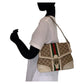 GUCCI Shoulder Bag GG canvas Beige Gold Metal Crossbody Shoulder Bag Pochette Sherry line Women Used Authentic