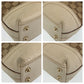 GUCCI Shoulder Bag GG canvas Beige Gold Metal Crossbody Shoulder Bag Pochette Sherry line Women Used Authentic