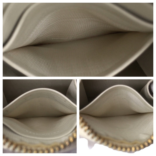 Dior Shoulder Bag S0872BNHB leather White GoldMetal Shoulder Bag Phone Pouch Phone Case Lady Dior Women Used Authentic