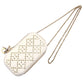 Dior Shoulder Bag S0872BNHB leather White GoldMetal Shoulder Bag Phone Pouch Phone Case Lady Dior Women Used Authentic