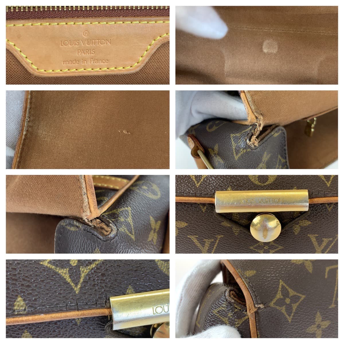 LOUIS VUITTON Shoulder Bag M45257 PVC Brown Monogram Abbesses
