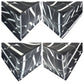 VALENTINO Tote Bag WY2B0963 Calfskin black black white VLTN