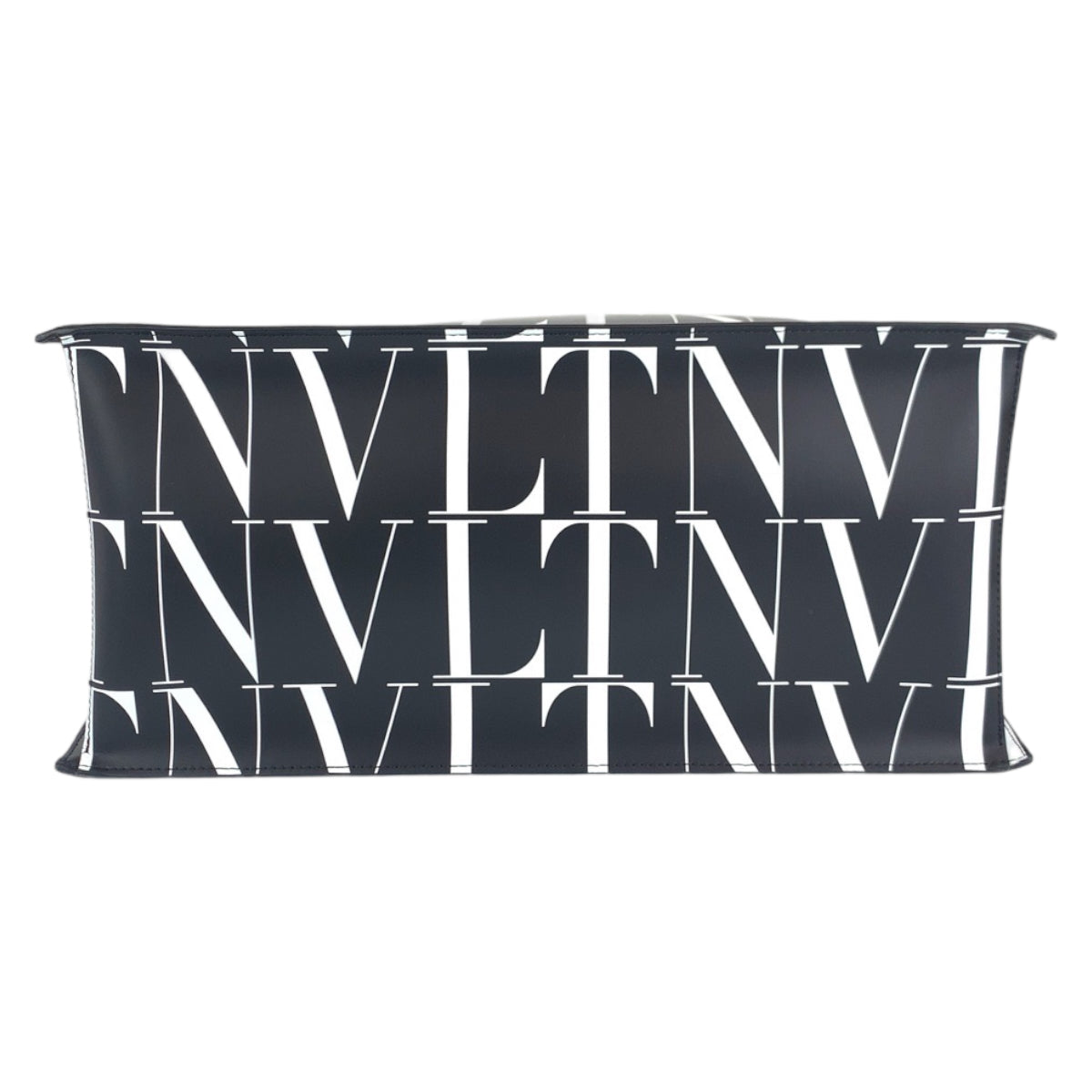 VALENTINO Tote Bag WY2B0963 Calfskin black black white VLTN