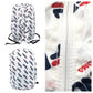 FENDI Backpack Nylon white FILA collaboration With porch