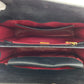 PRADA Handbag B2725C leather Black Red Gold Metal Handbag Tote Bag Safiano leather Women Used Authentic