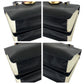 PRADA Handbag B2725C leather Black Red Gold Metal Handbag Tote Bag Safiano leather Women Used Authentic