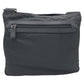 PRADA Shoulder Bag Nylon black Shoulder back pochette Test Triangular logo mens Used Authentic