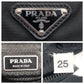 PRADA Shoulder Bag Nylon black Shoulder back pochette Test Triangular logo mens Used Authentic